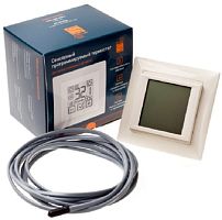 Терморегулятор сенсорный SpyHeat SDF-419B для рамок Valena 3.6кВт 16А бежевый картинка 